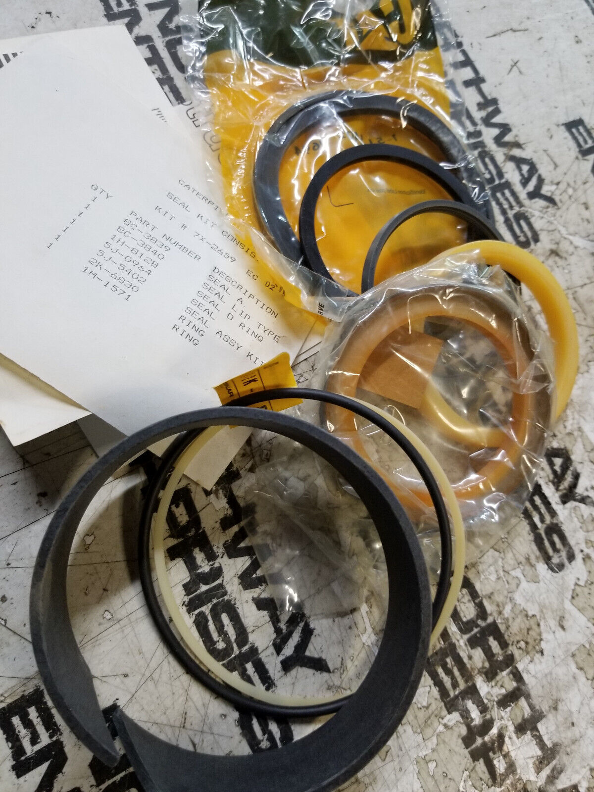 GENUINE 7X-2659 CAT SEAL KIT 7X2659