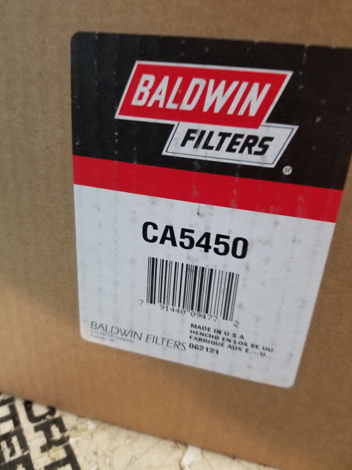 BALDWIN CA5450 AIR FILTER