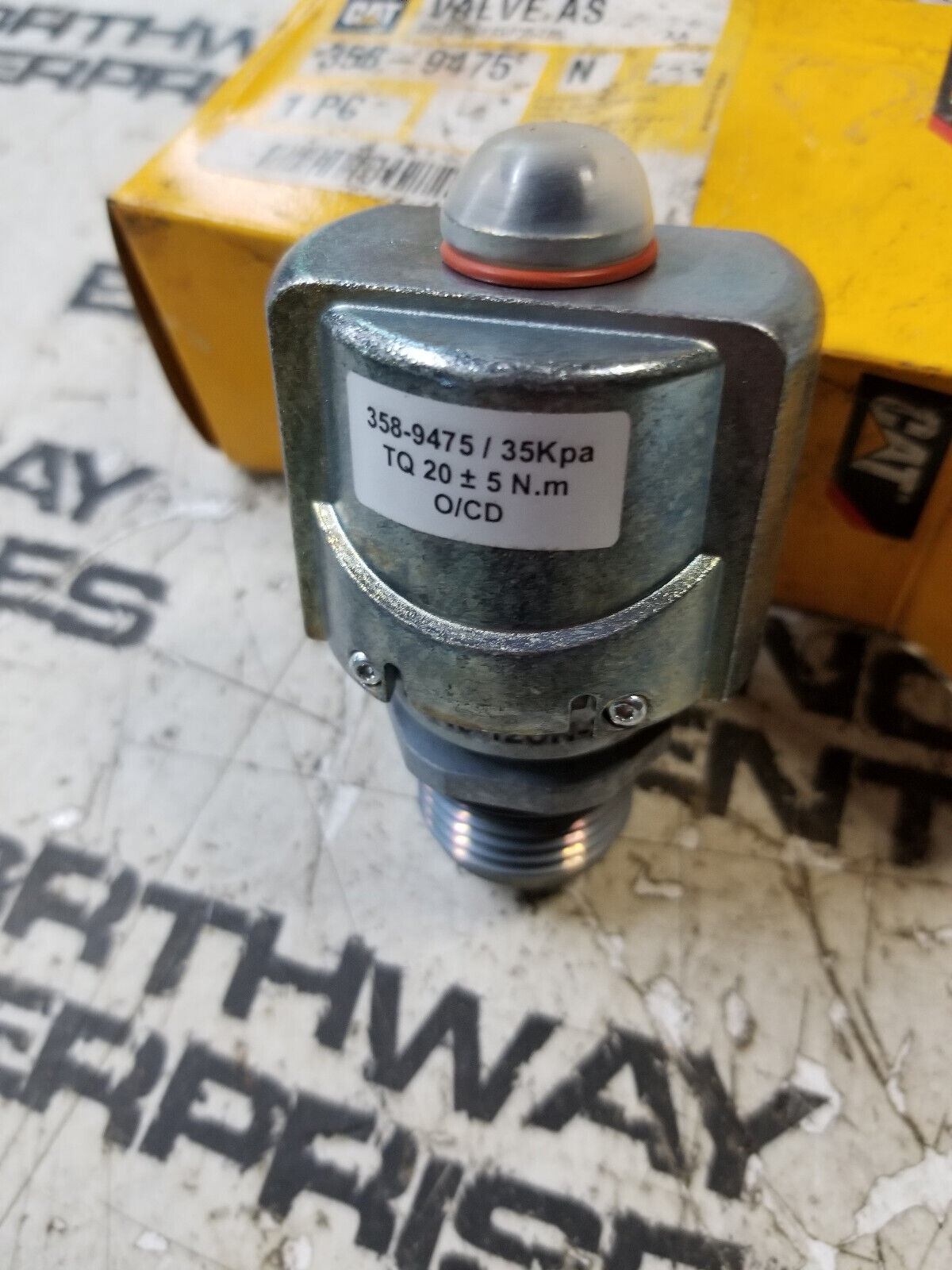 CATERPILLAR VALVE 358-9475 3589475
