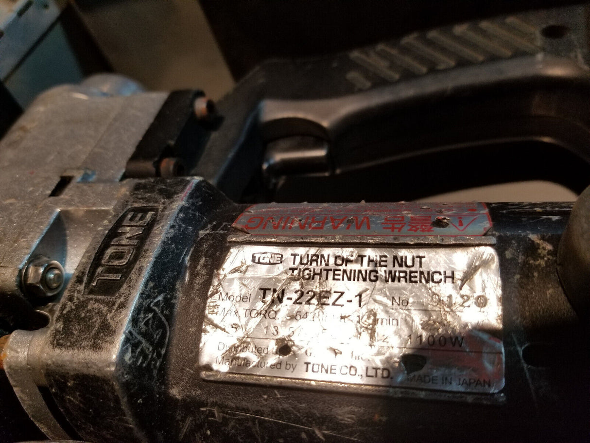 TN-22EZ-1 Tone Shear Wrench Model TN-22EZ-1 - Turn of the Nut Tightening Wrench