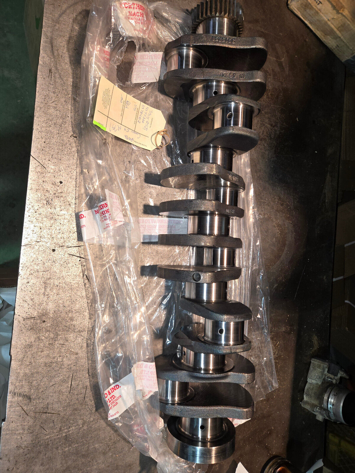 REMAN CUMMINS 5.9L USED OEM CRANKSHAFT 3915258 3978482 SONOFLUXED POLISHED