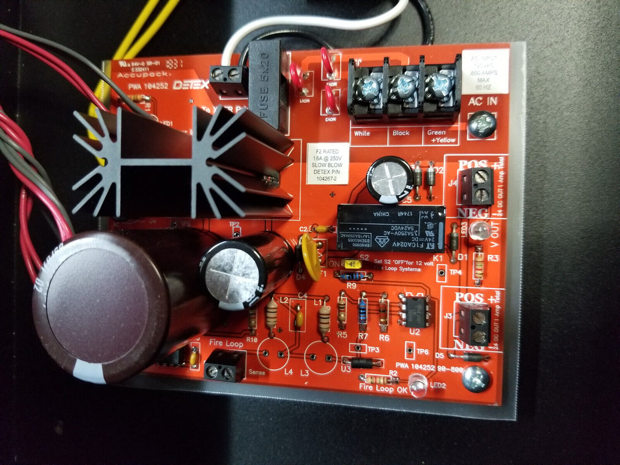 Detex S800- 90-800 Power Supply, SIngle Phase, 120V