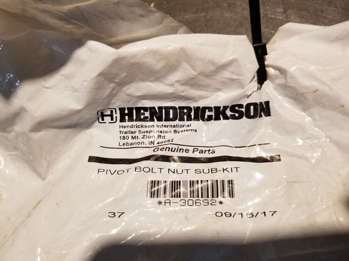 HENDRICKSON A-30692 Pivot Bolt Nut Sub-Kit