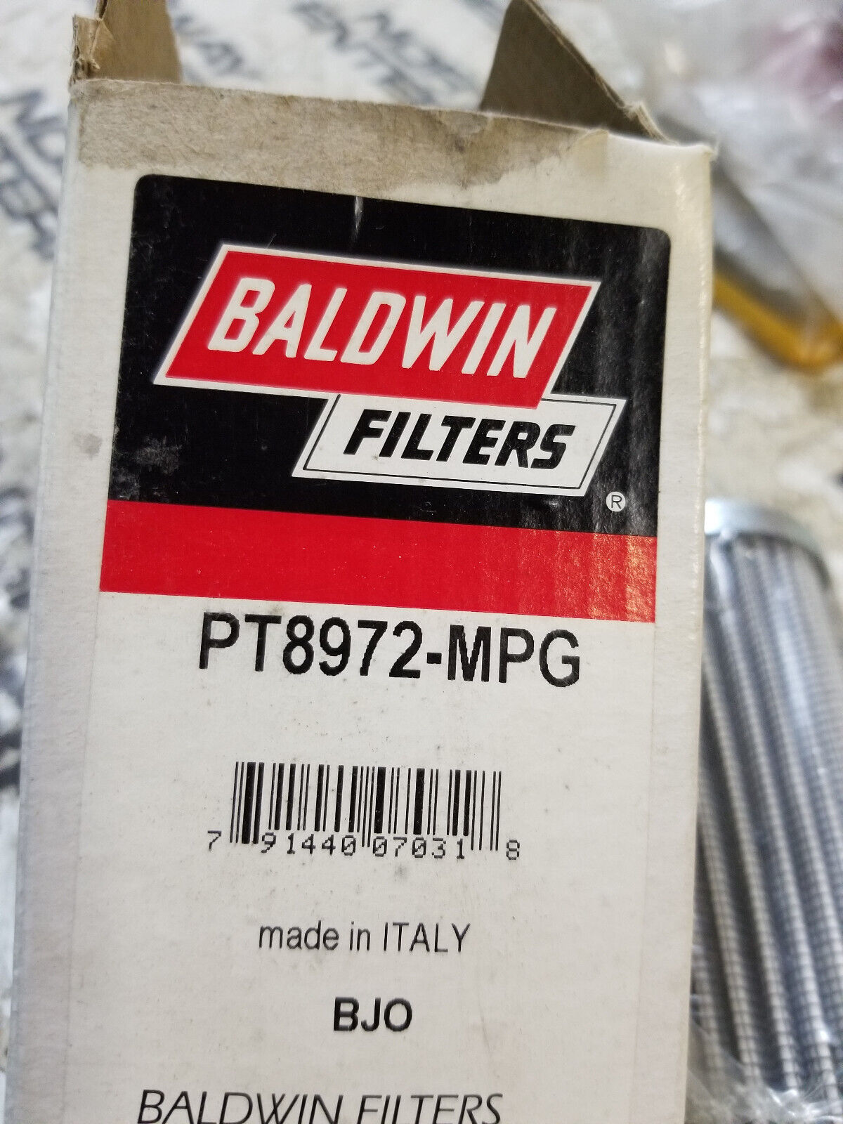 Baldwin PT8972-MPG Wire Mesh Supported Max. Perf. Glass Hydraulic Element