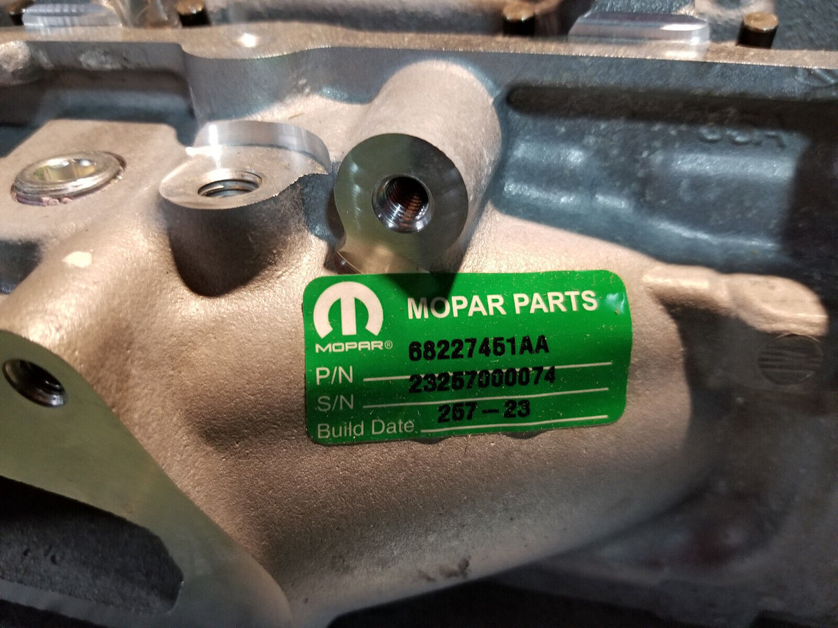 68227451AA Genuine OEM Mopar Front Engine Cylinder Head