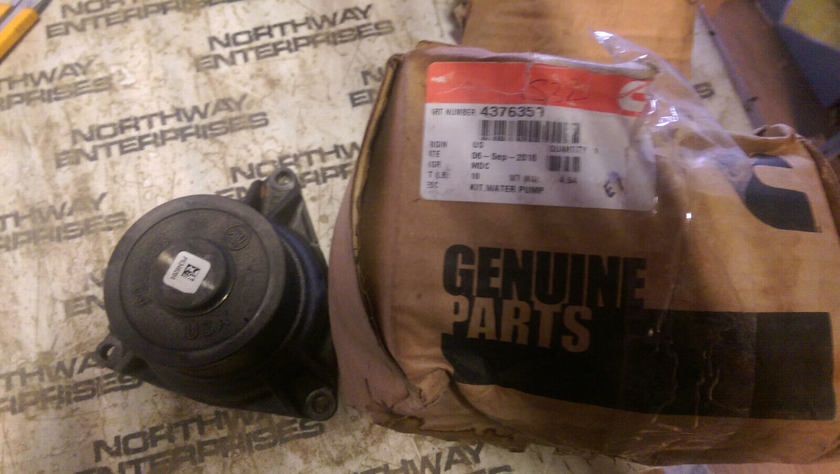 4376359 CUMMINS WATER PUMP ISC QSL