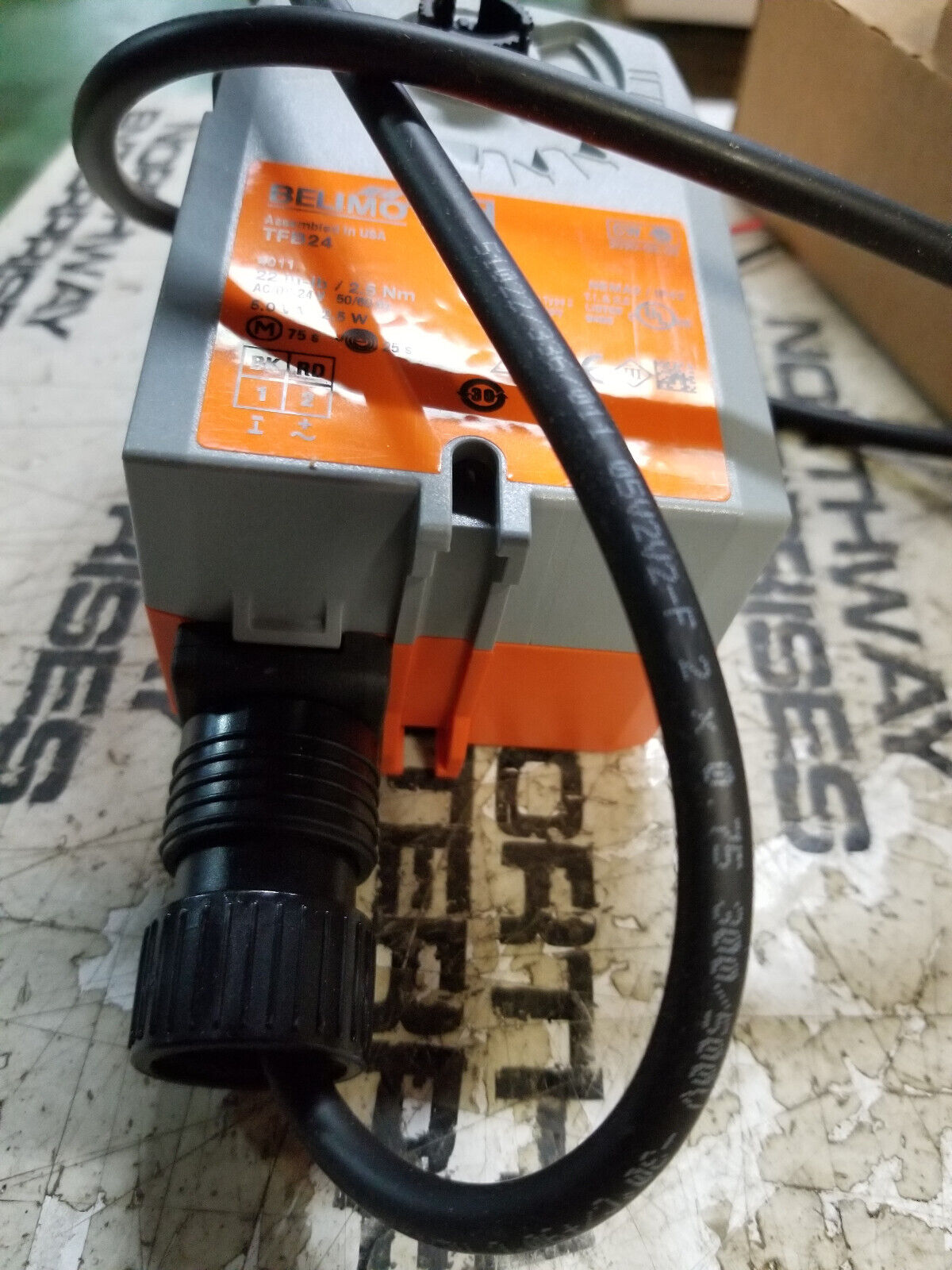 Belimo TFB24 Spring Return Actuators 22in-lb/2.5 Nm 24VAC/DC