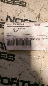 CATERPILLAR 1W-9168: CLAMP LOT OF 2 PIECES