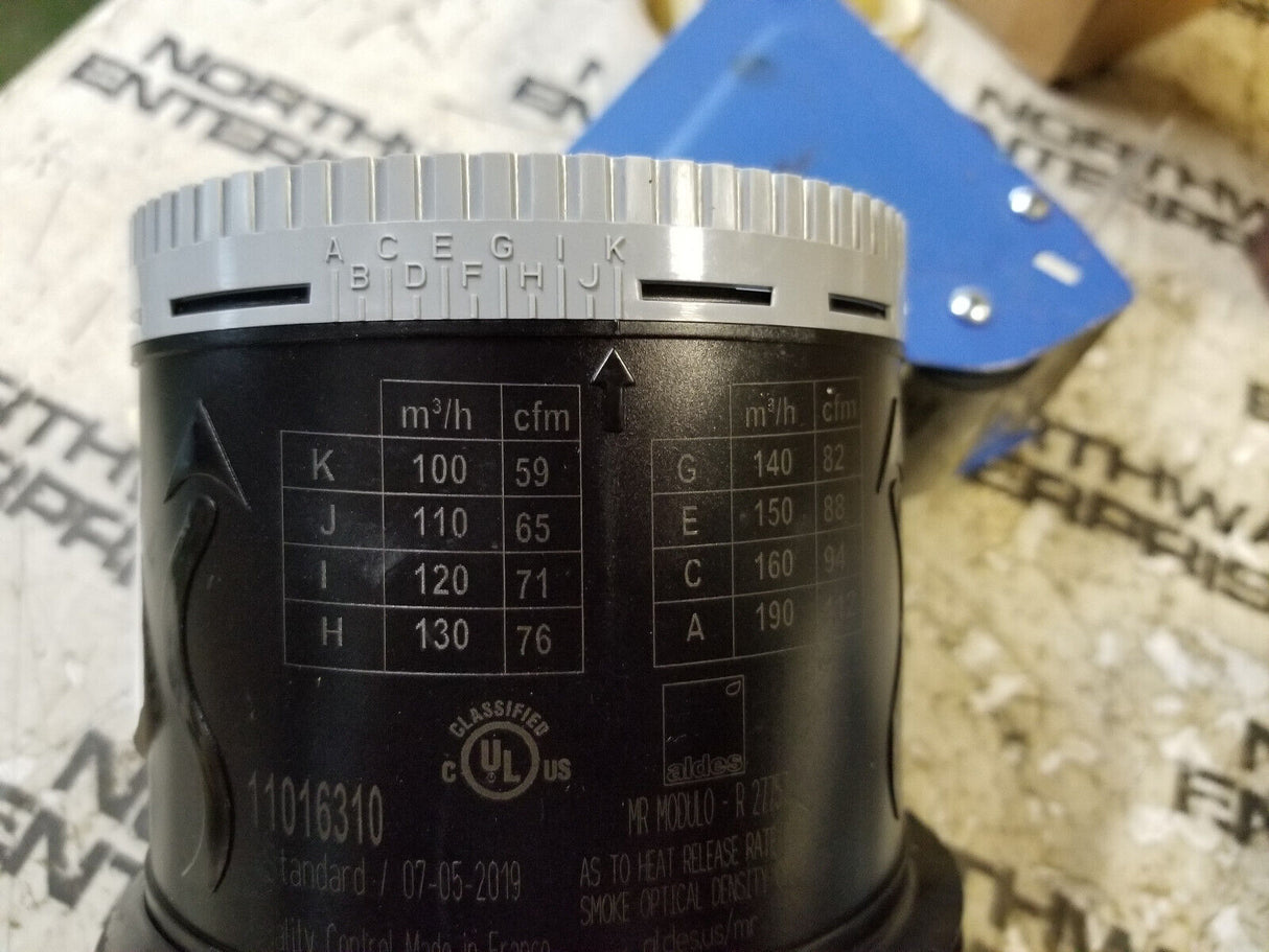11016310  5" (125 mm) 60-110 CFM (100-190 m3/h) Adjustable Constant Airflow Reg