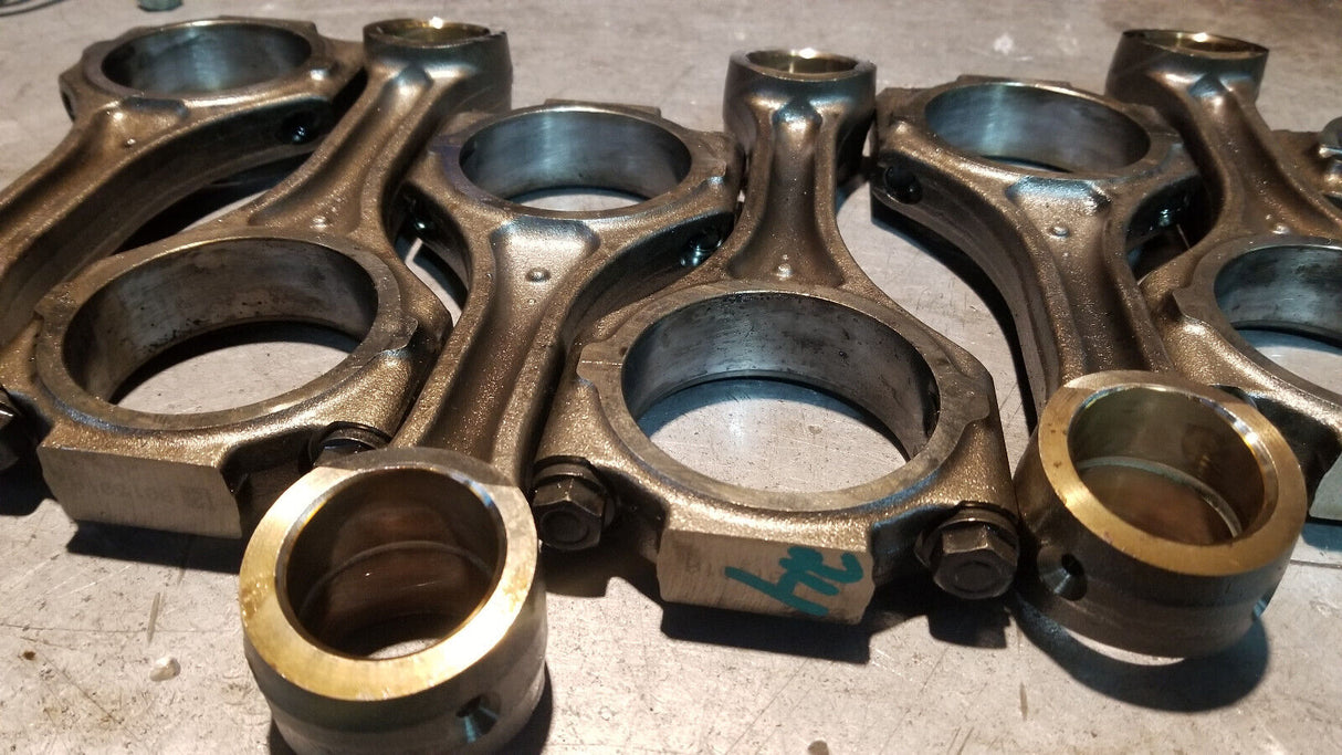 07-10 2007-2010 DURAMAX 6.6 6.6L LBZ LMM ENGINE CONNECTING ROD SET 97352631