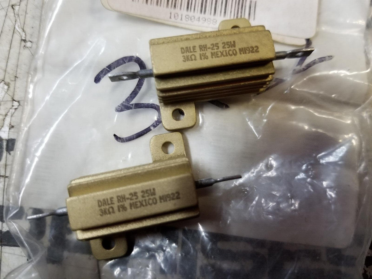 LOT OF 2PC - RH0253K000FC02 Vishay / Dale - Resistors