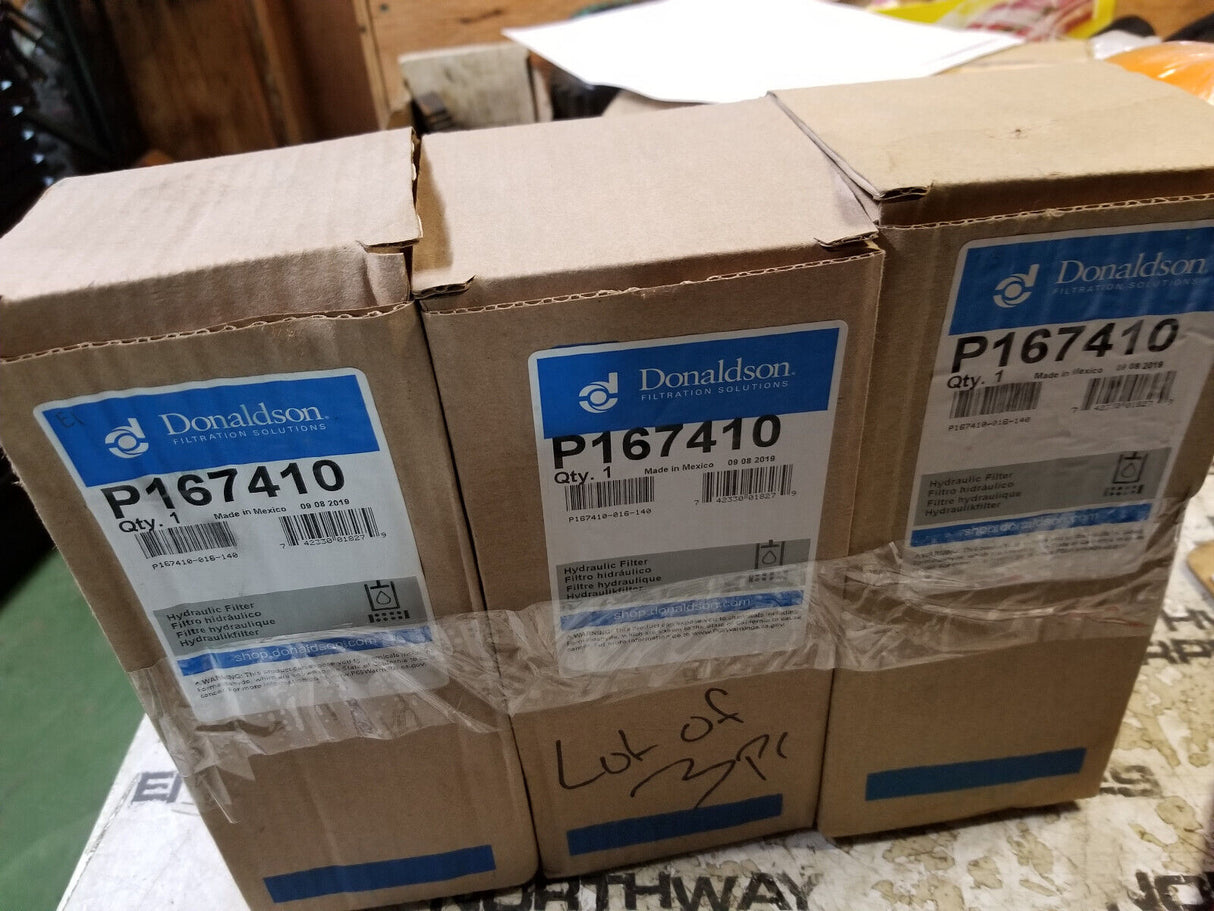 LOT OF 3PC - P167410 DONALDSON FILTER