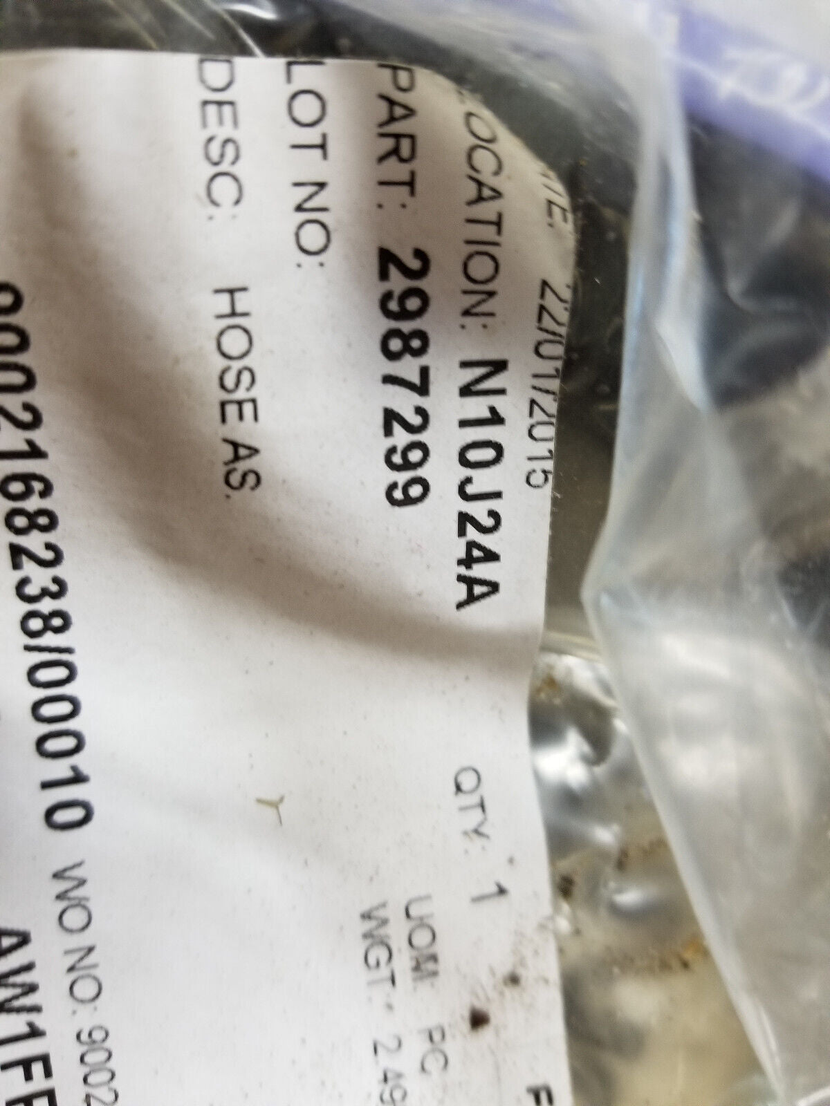 GENUWINE CAT 298-7299 Two Wire Braid Hose 2987299