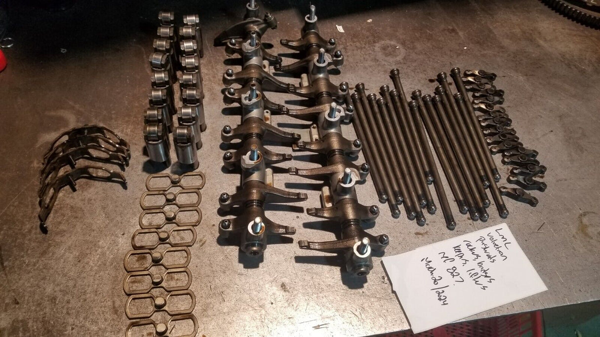 2011-2015 Chevy GMC 6.6 LML DURAMAX VALVETRAIN ROCKER ARMS LIFTERS REF827