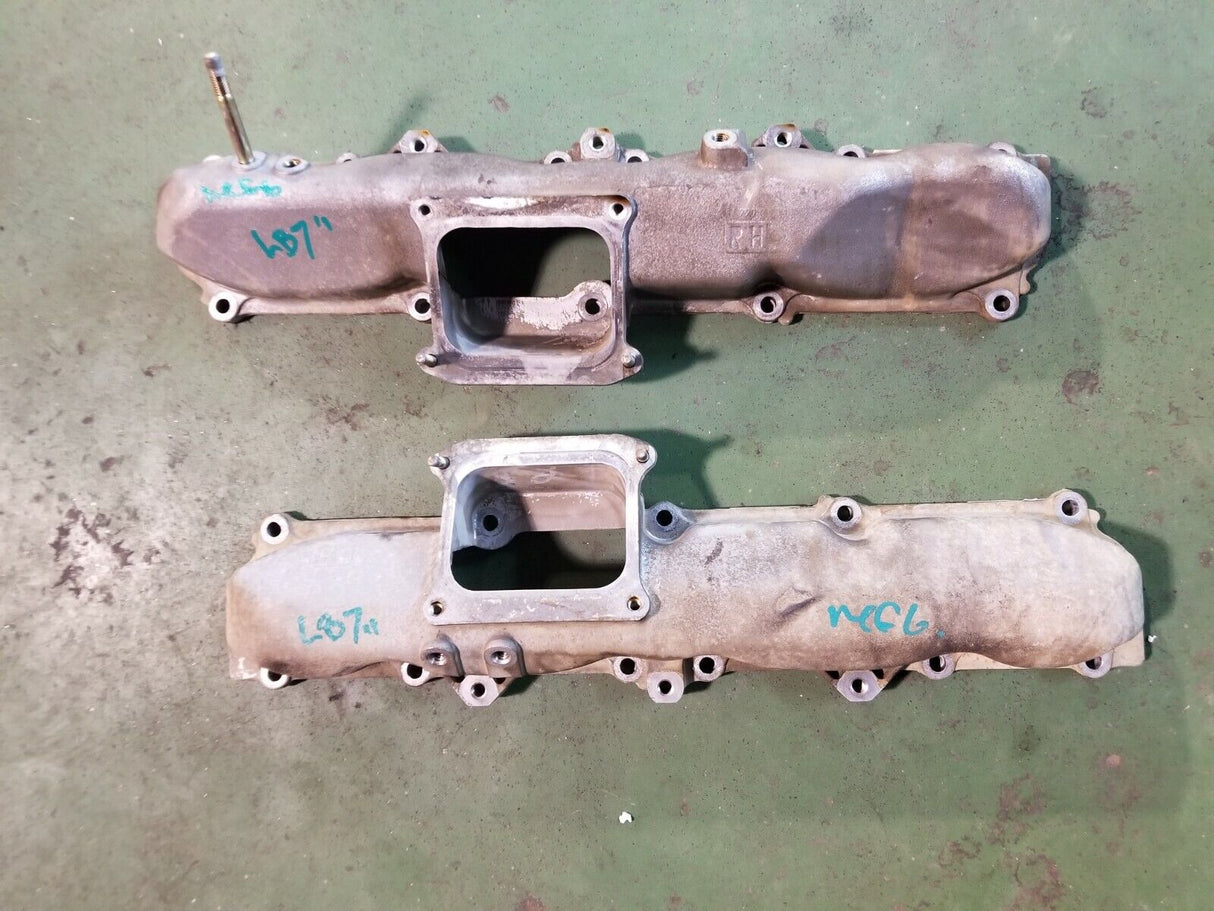 01 02 03 04 2001 2002 2003 Duramax LB7 Intake Manifold LH and RH Side Set ref61