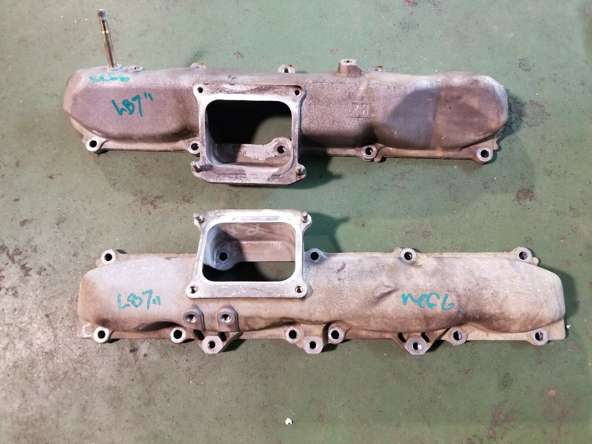 01 02 03 04 2001 2002 2003 Duramax LB7 Intake Manifold LH and RH Side Set ref61