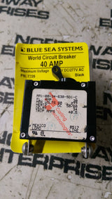 Blue Sea 7239 A-Series Double Pole Toggle - 40A - Black