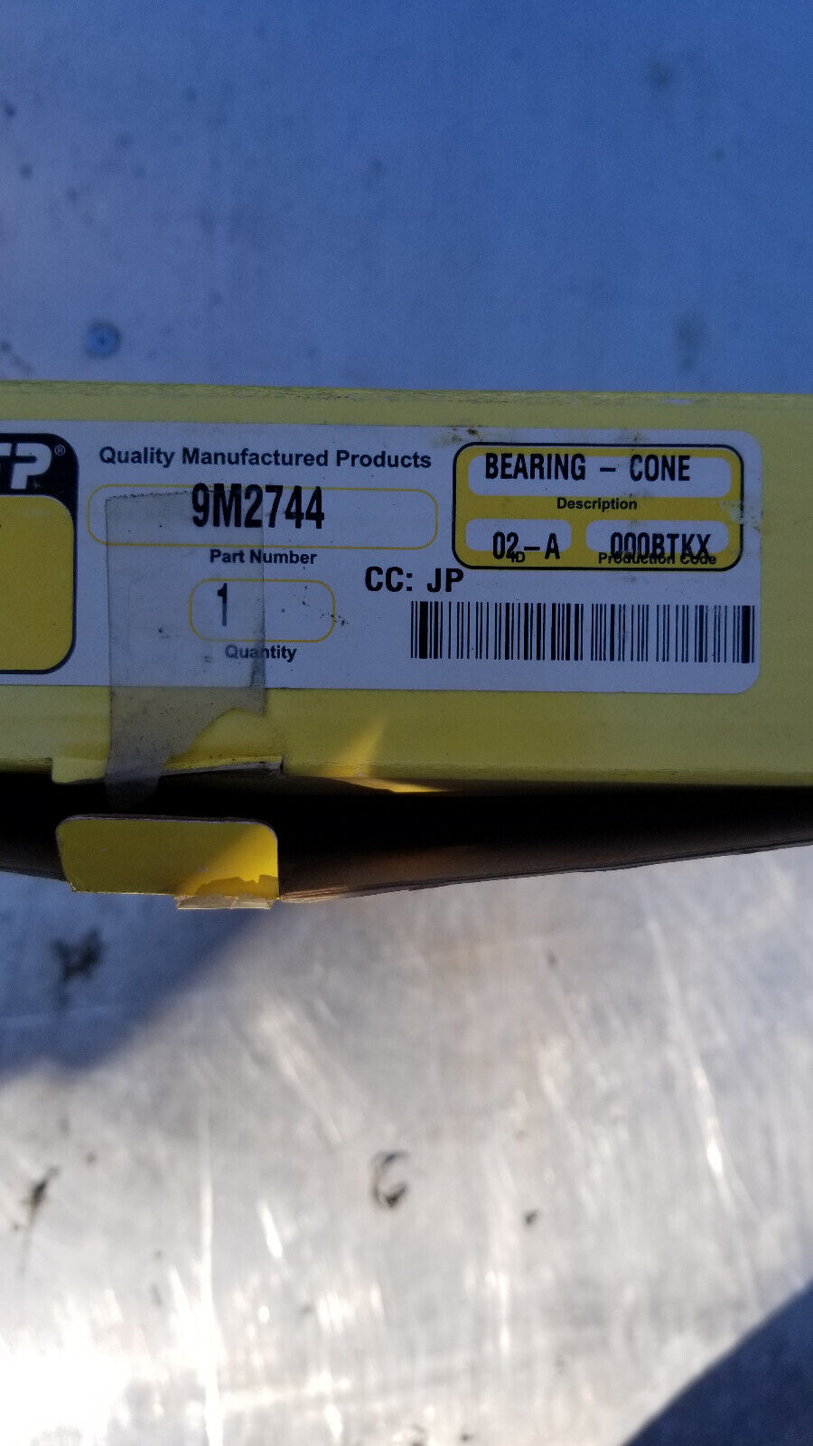 CATERPILLAR CTP 9M2744 9M-2744 BEARING