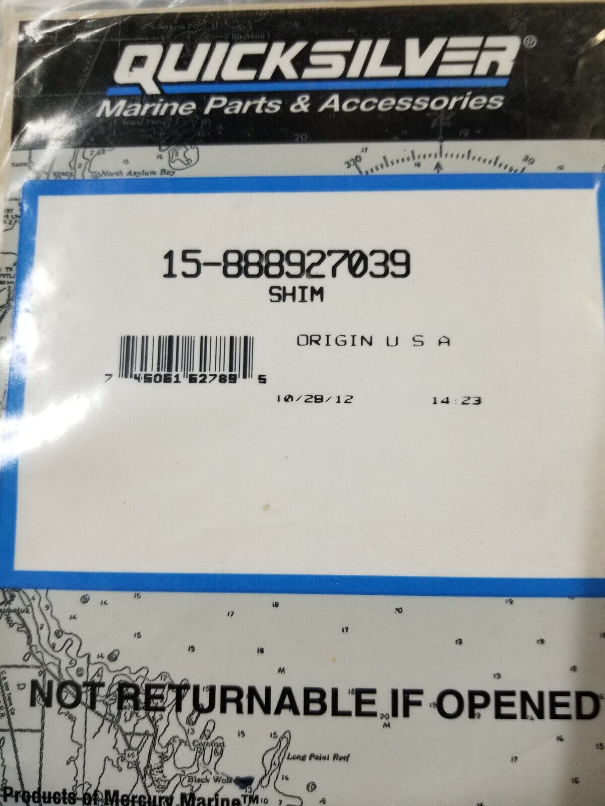 New Mercury Mercruiser Quicksilver OEM Part 15888927039 Shim