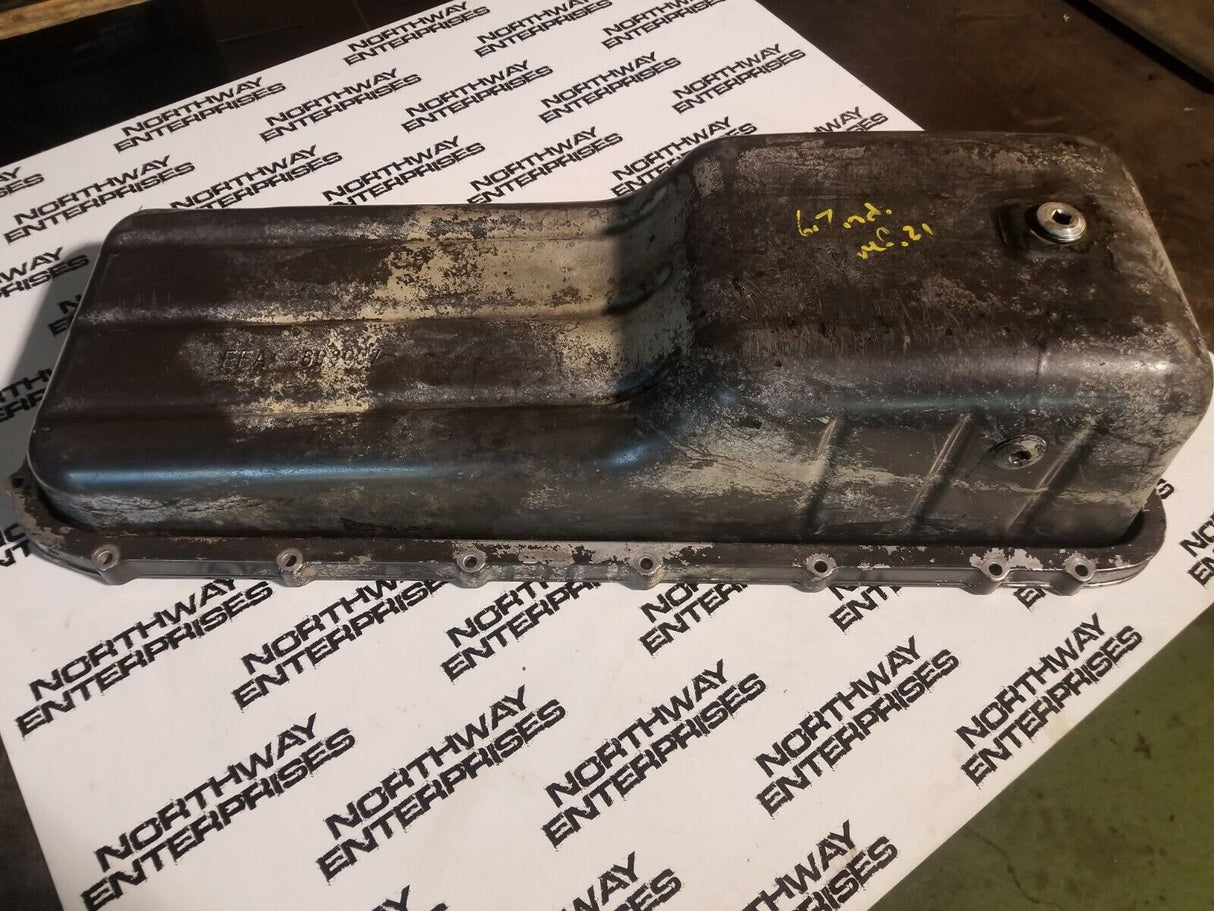 Cummins ISB 6.7 Rear Gear Oil Pan 4898037 and adapter 4938655