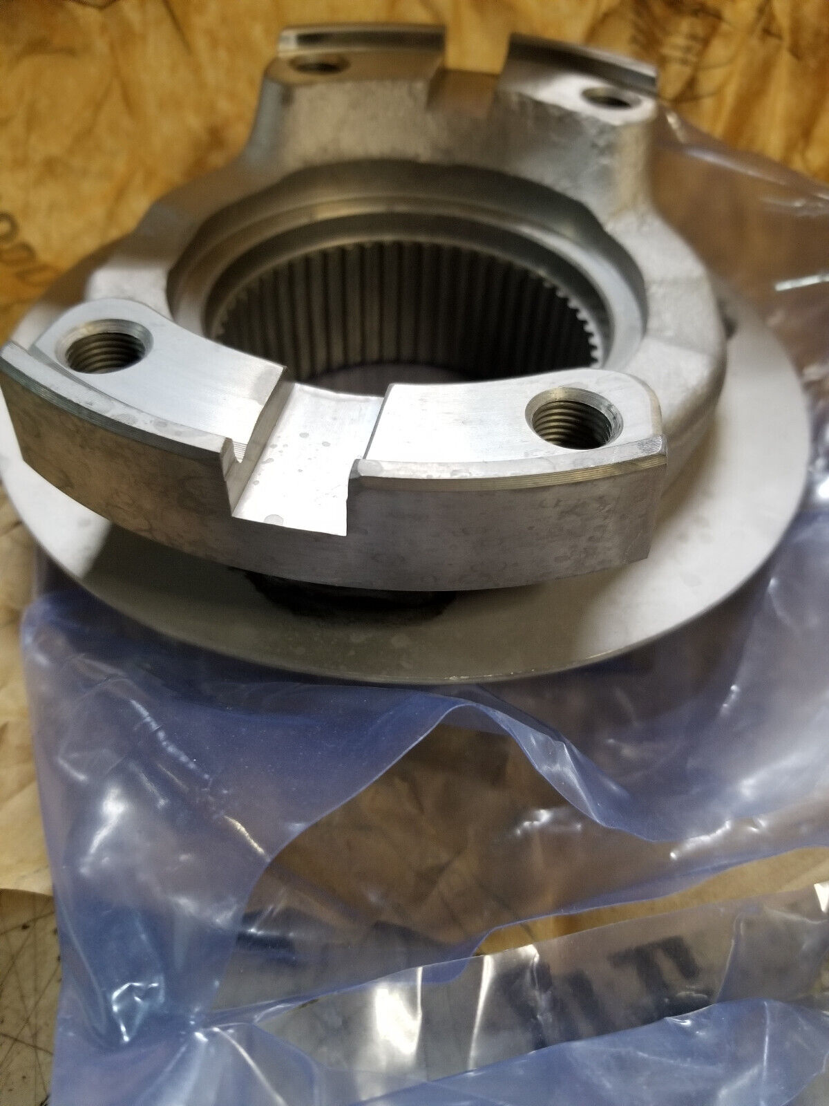 360-1487 176.3mm Outer Diameter Transfer Gear Yoke 3601487 740 735C 740 GC 745C