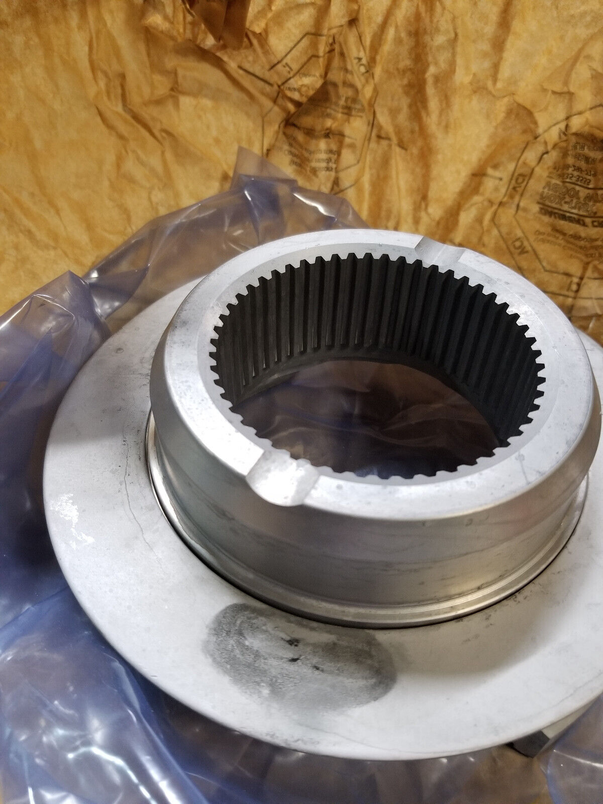 360-1487 176.3mm Outer Diameter Transfer Gear Yoke 3601487 740 735C 740 GC 745C