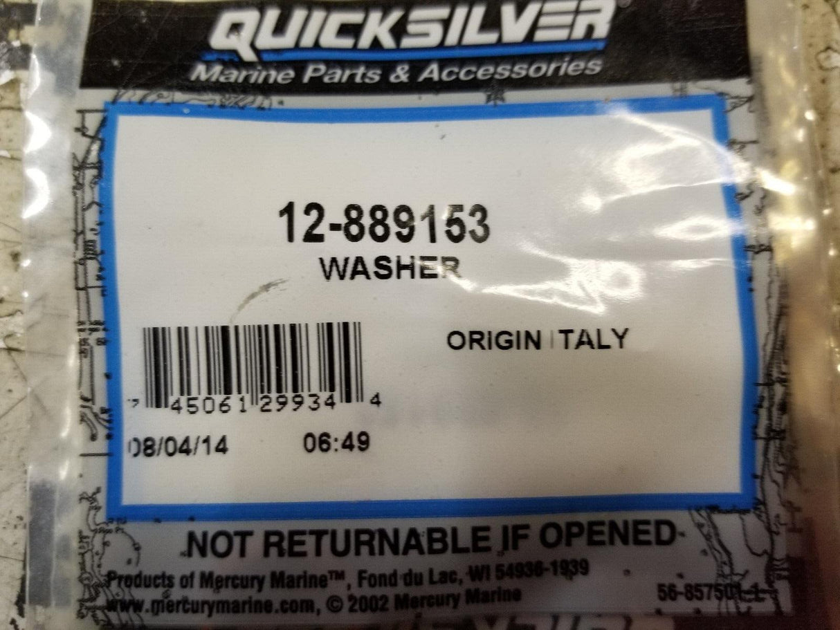 Lot of 4pc - 12-889153 Quicksilver Washer
