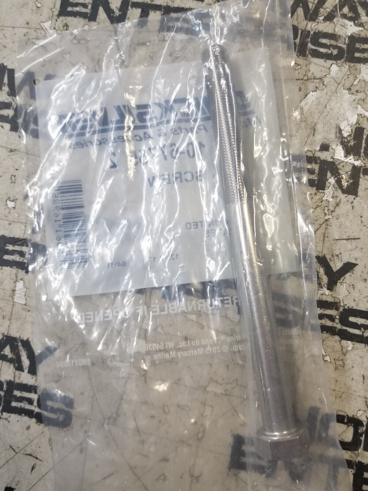 lot of 4pc - QUICKSILVER  10-67755-2 BOLT SCREW