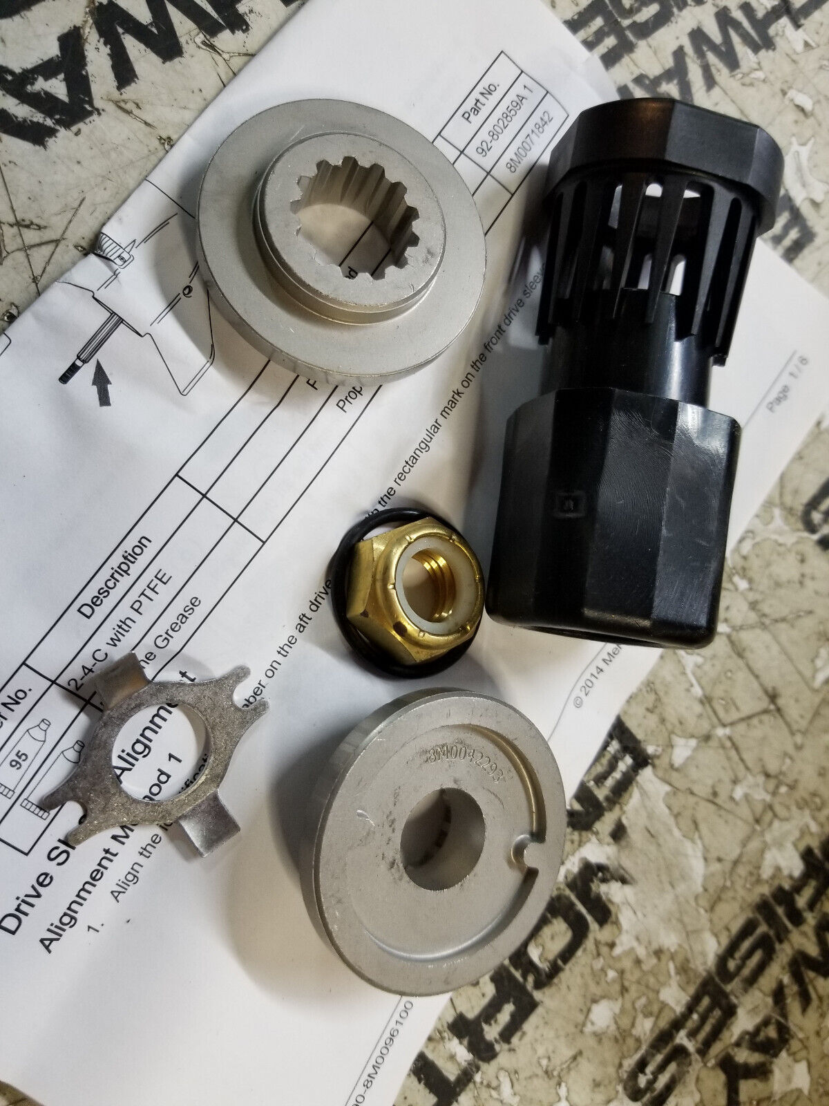 Mercury Mercruiser 835257K12 FLO-TORQ HUB KIT