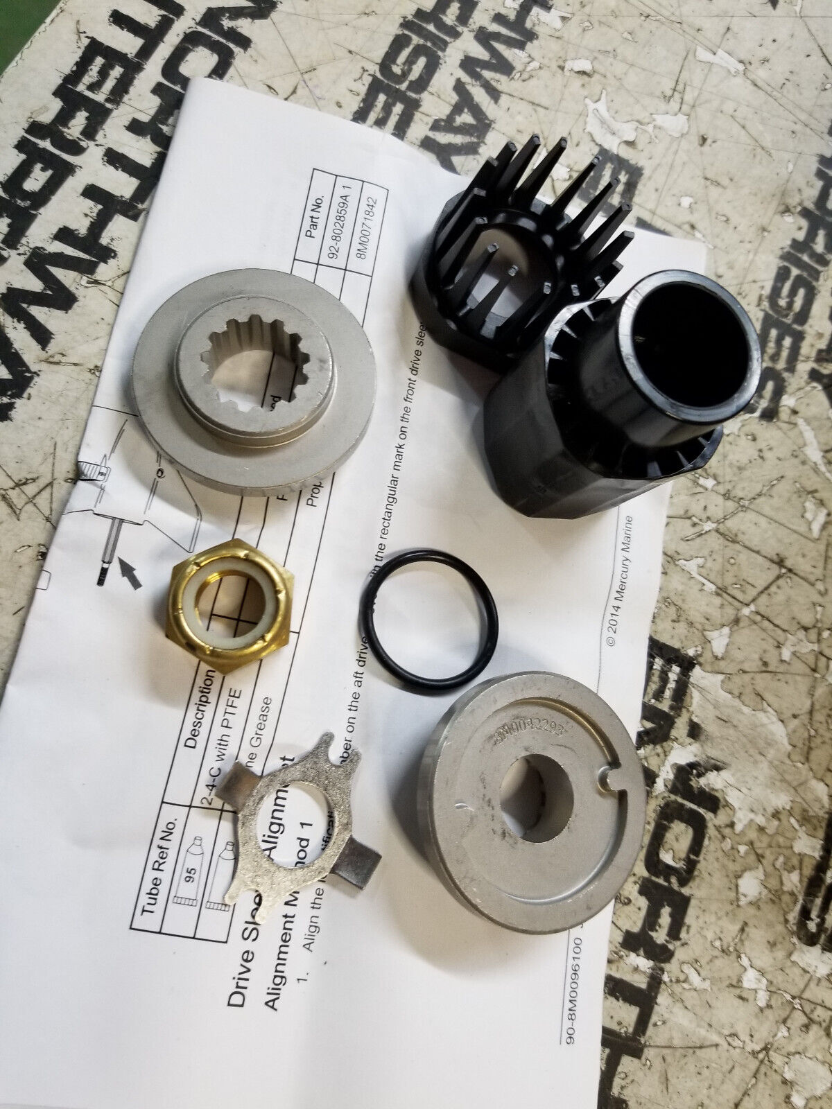Mercury Mercruiser 835257K12 FLO-TORQ HUB KIT