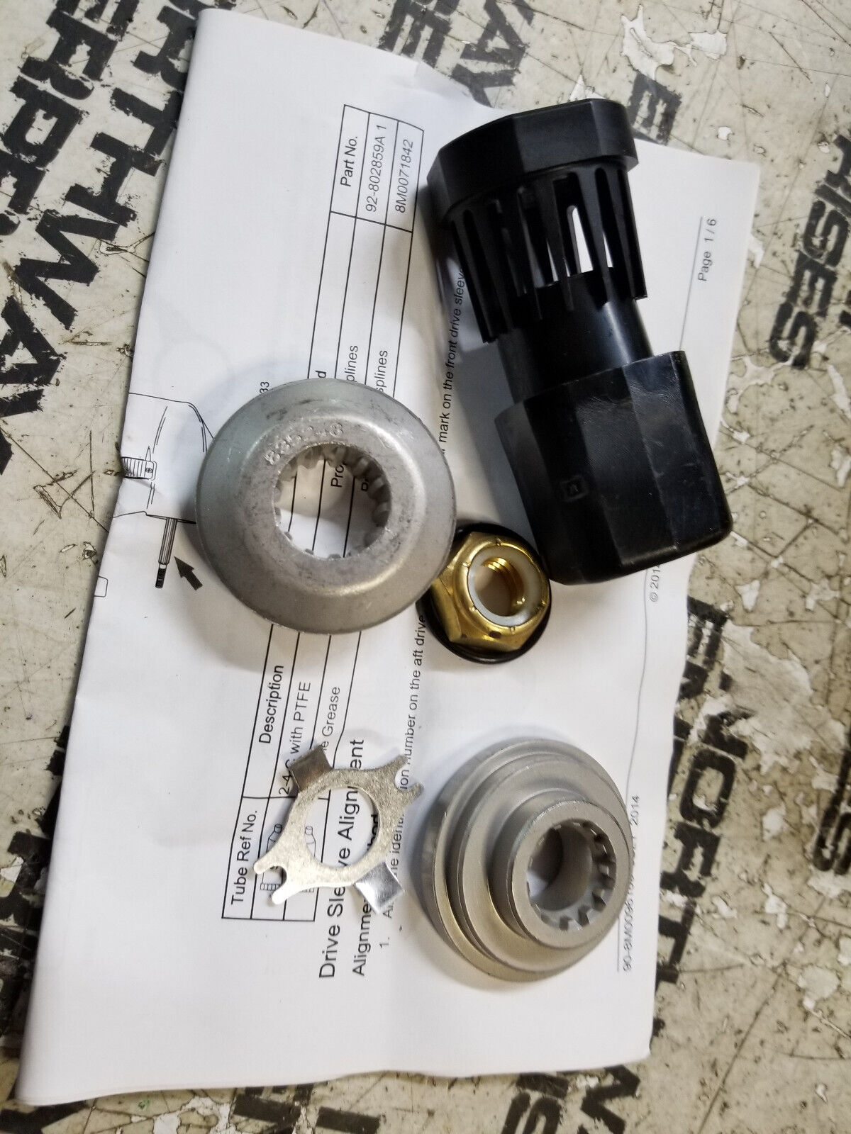 Mercury Mercruiser 835257K12 FLO-TORQ HUB KIT