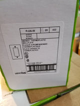 1 BOX OF 20PC - PJ26W  1-Gang Decora/GFCI Device Wallplate, Midway Size pj26-w