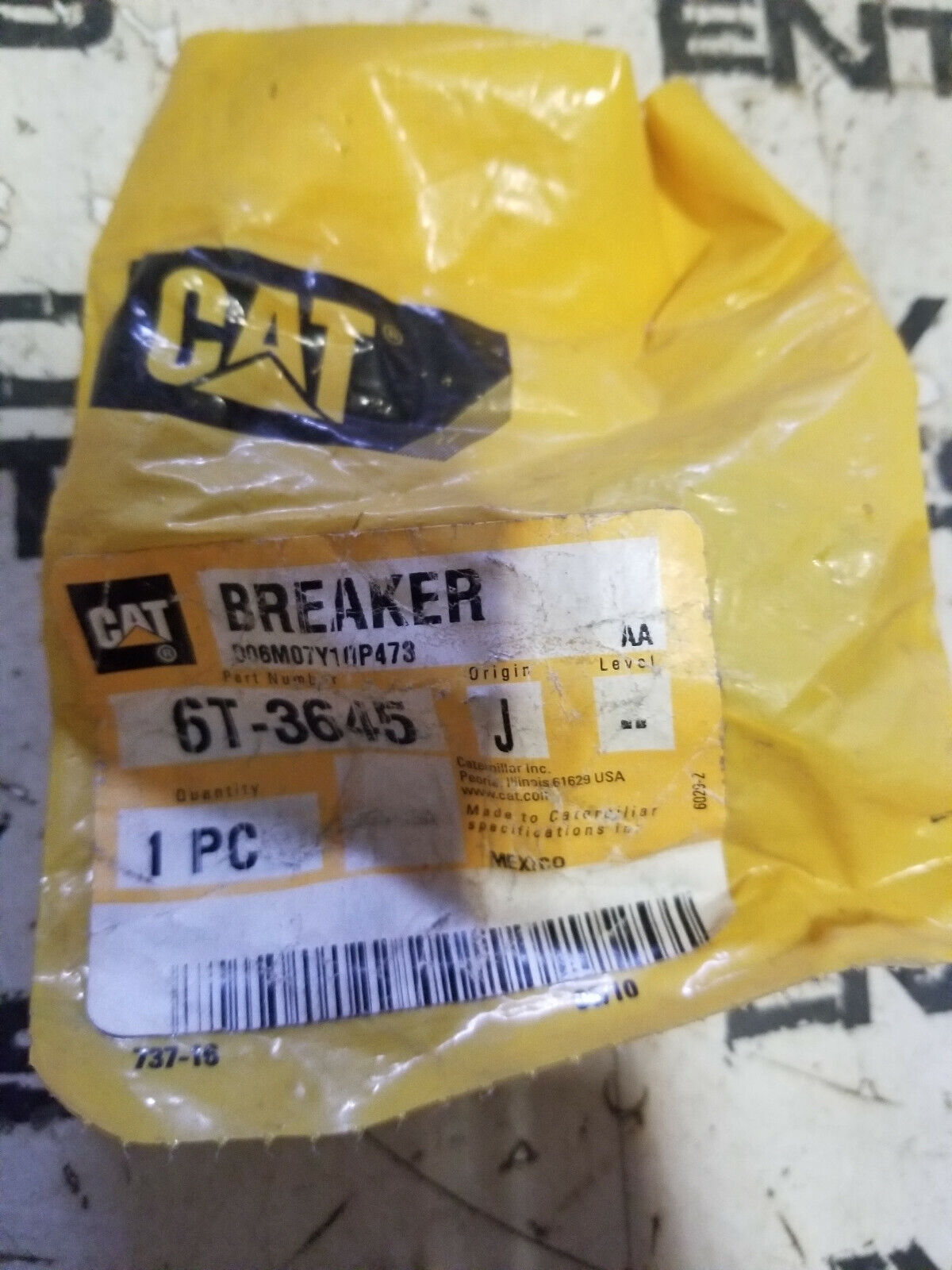6T-3645 CATERPILLAR BREAKER
