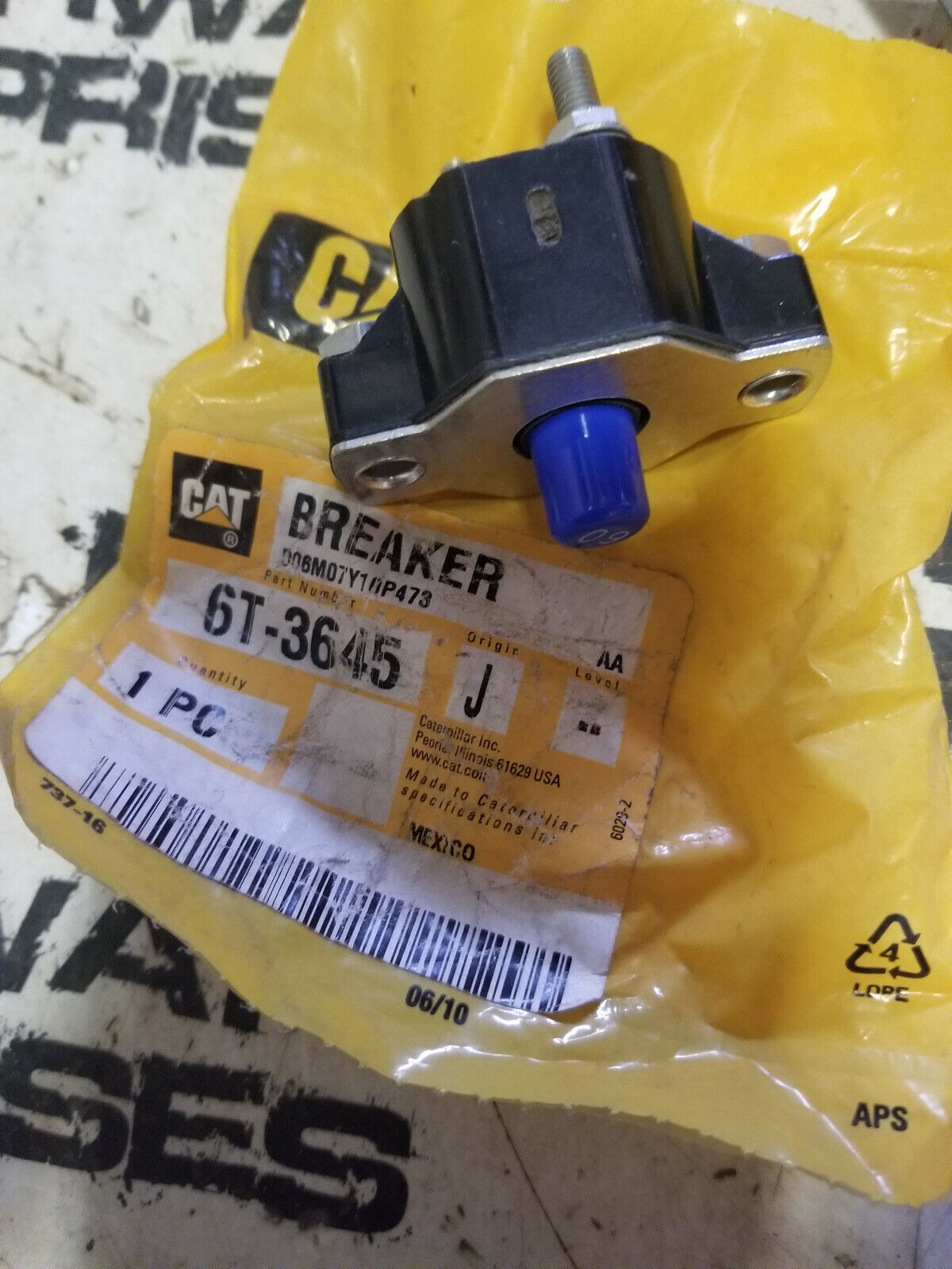 6T-3645 CATERPILLAR BREAKER
