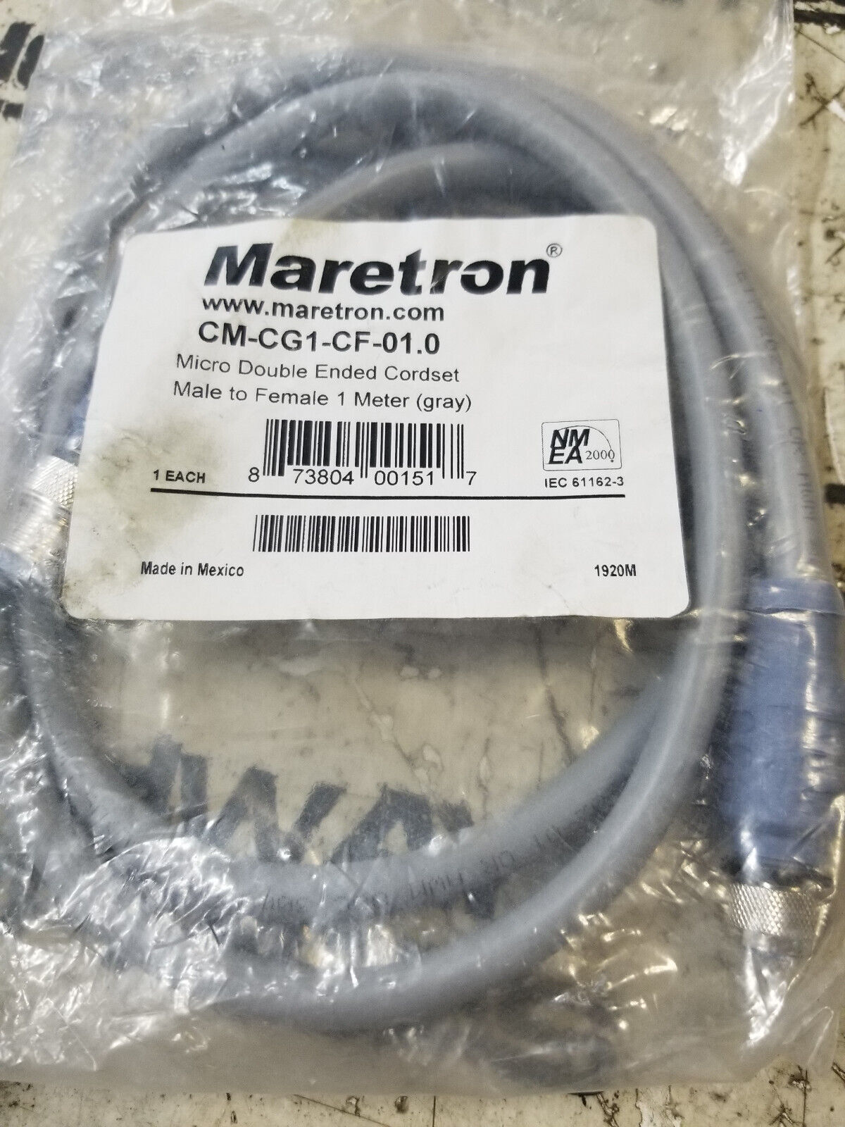 Maretron CM-CG1-CF-01.0 - 1 Meter NMEA2000 Cable