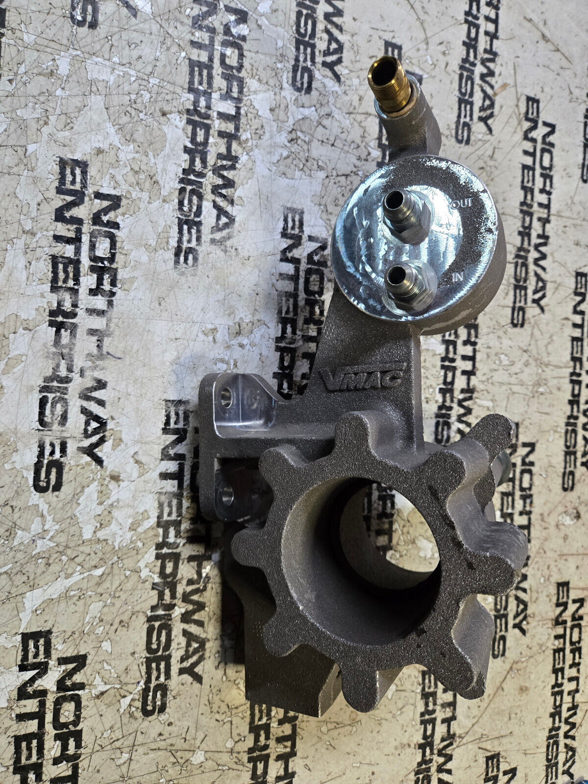 VMAC 3200467 MULTIFUNTION BRACKET, IDLER & OIL,MF, MACHINED