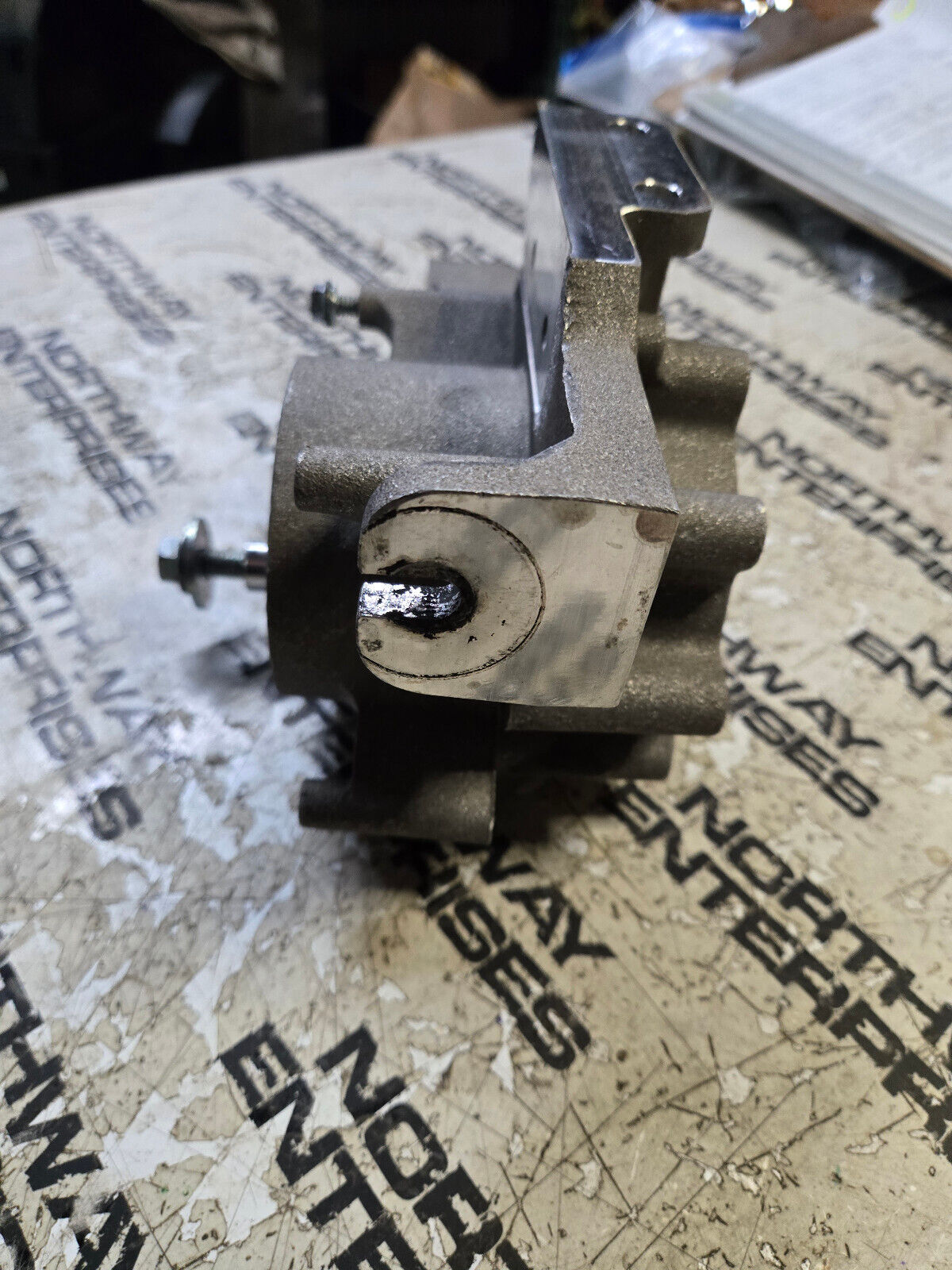 VMAC 3200467 MULTIFUNTION BRACKET, IDLER & OIL,MF, MACHINED