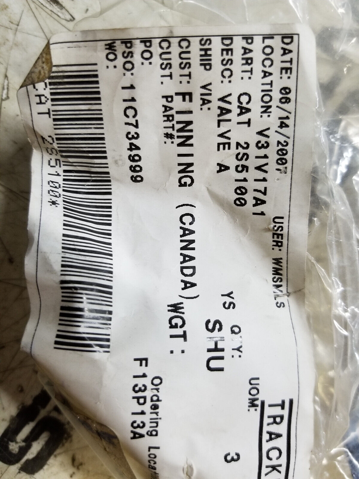 GENUINE CAT 2S-5100 SWITCH ASSEMBLY 2S5100