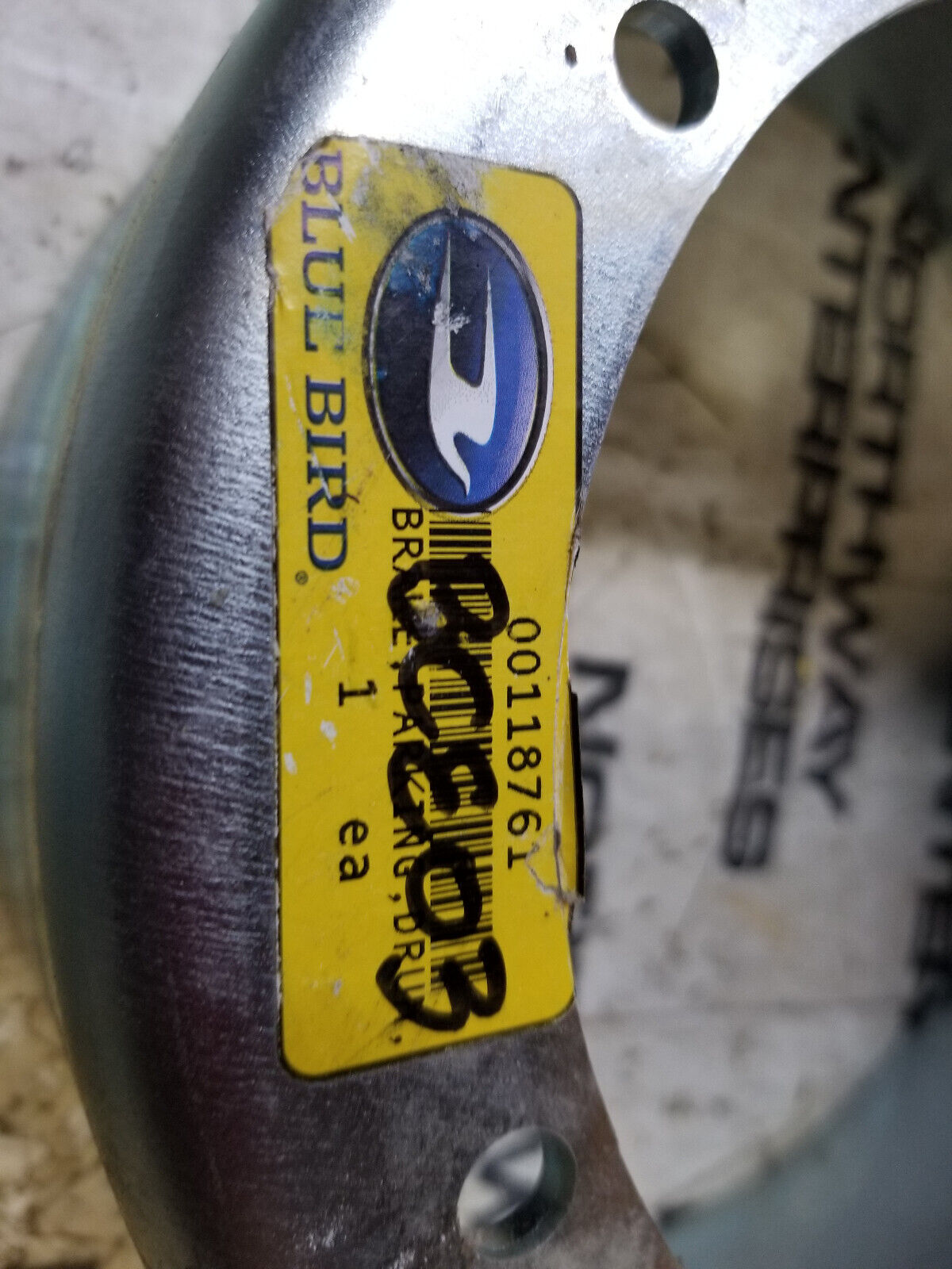 00118761 Bluebird  Park Brake Drum (00118761), 6-Hole