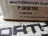 JKS Exhaust Crossover Pipe Spacer, 3 in or greater lift, 12-15 JK, JKS8150