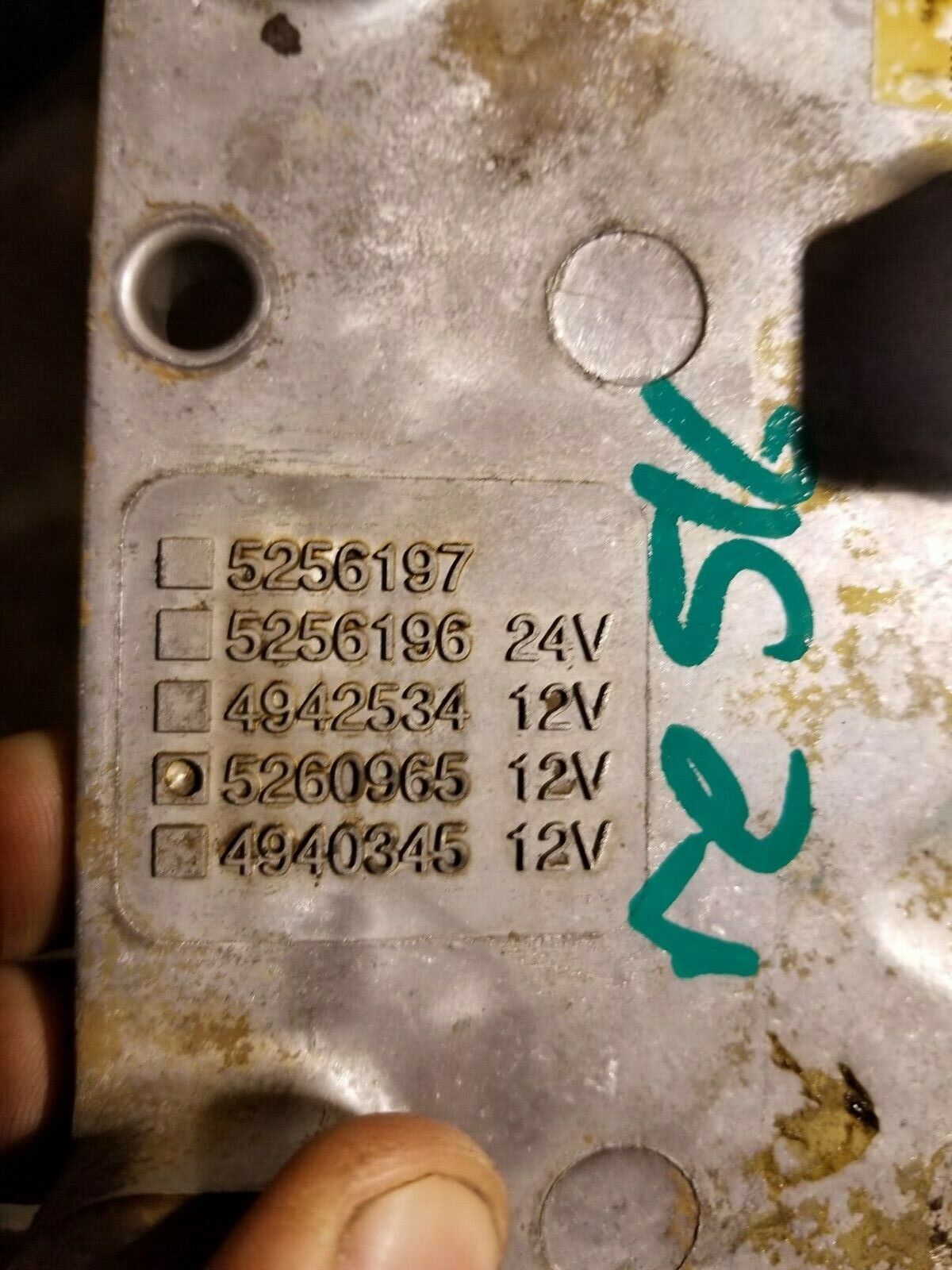 5260965 CUMMINS 6.7 6.7L INTAKE MANIFOLD GRID HEATER 9813581