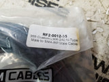 PHANTOM RF2-0012-35 35FT CUSTOM LMR-240 N-TYPE MALE TO SMA-RP MALE CABLE