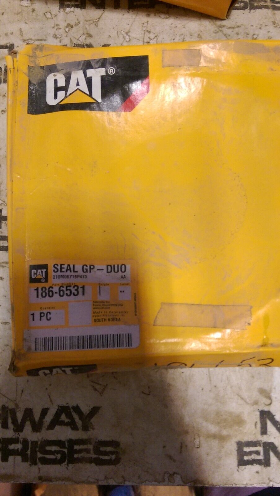 CATERPILLAR 186-6531: SEAL GP-DUO