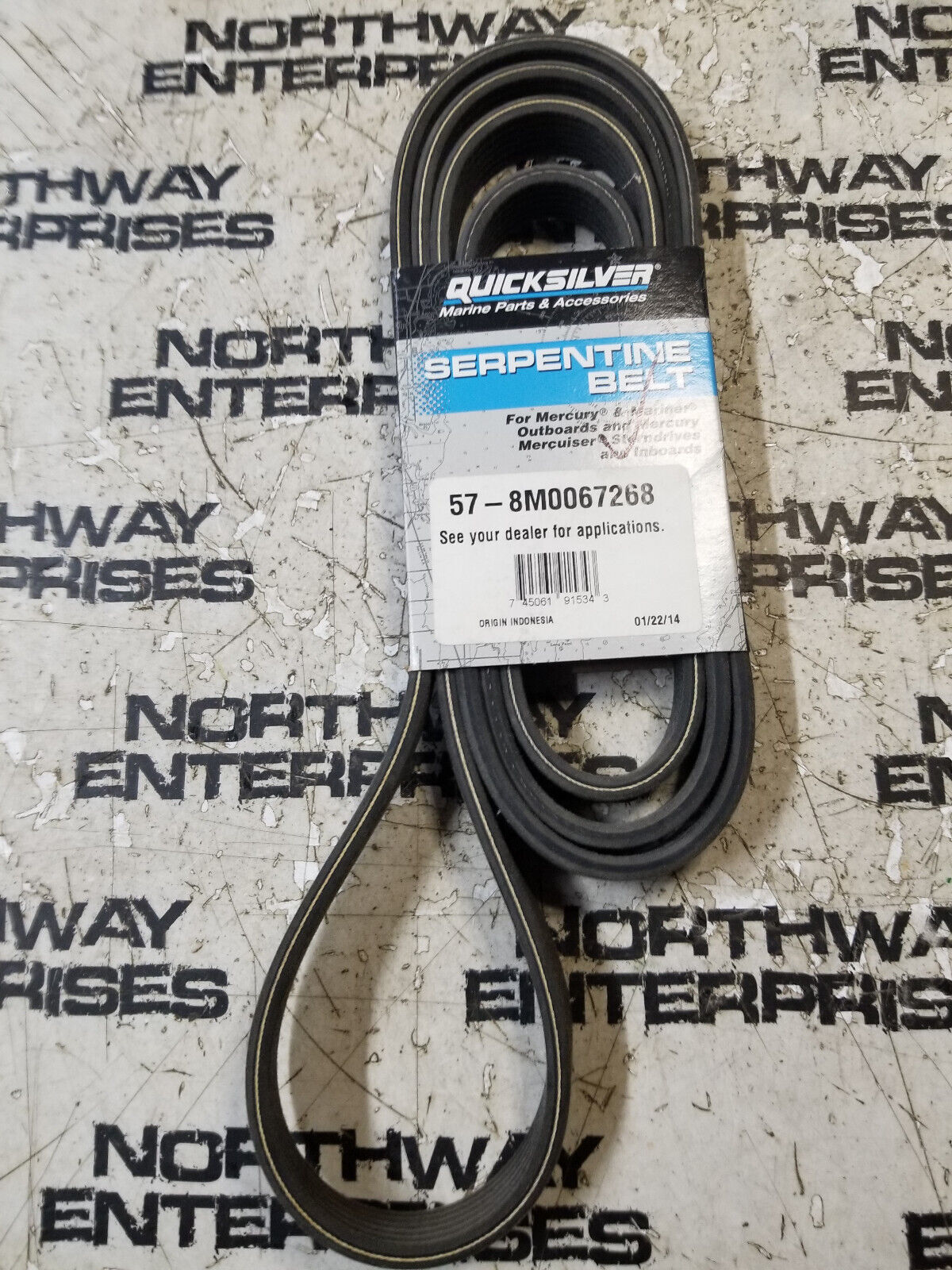 QUICKSILVER 57-8M0067268  Serpentine Belt