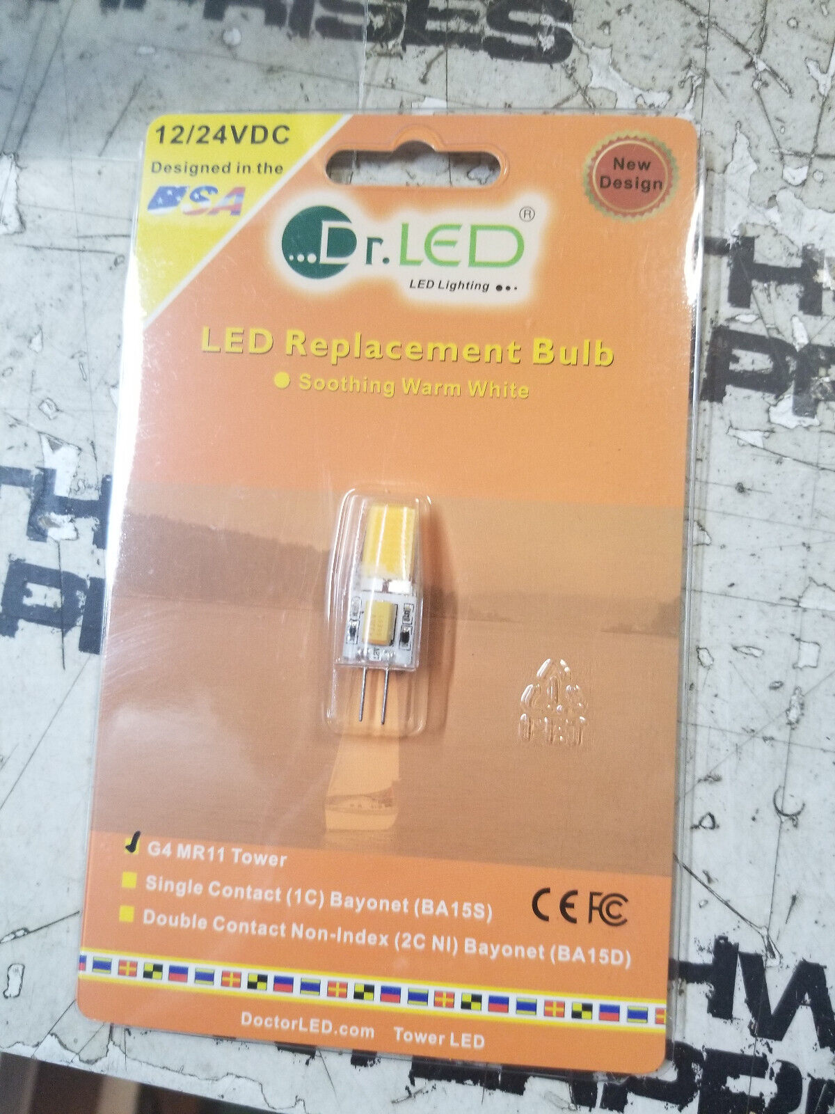 Dr LED G4 MR11 Tower LED White 12/24V G4MR11