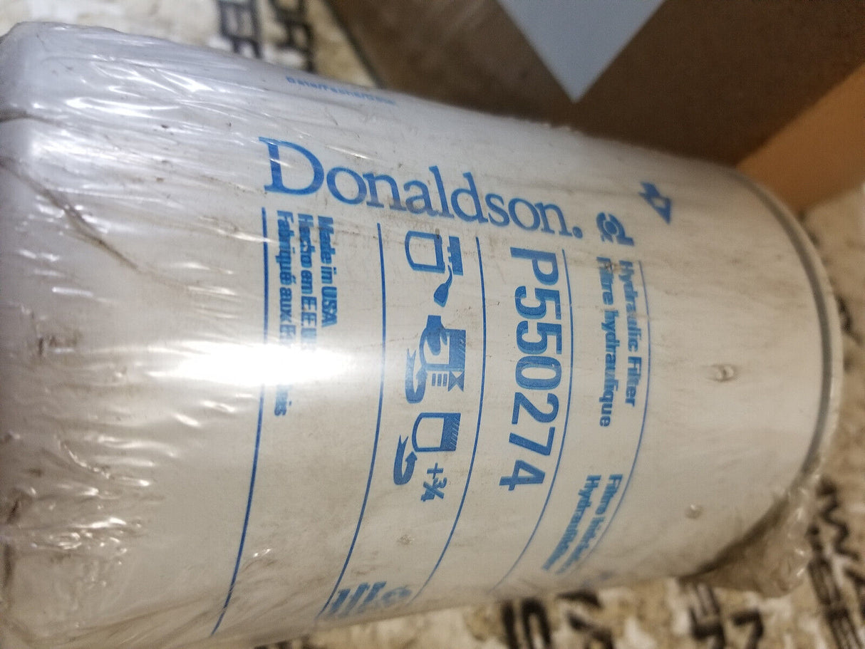 LOT OF 8PC -  P550274 DONALDSON HYDRAULIC SPIN ON FILTER
