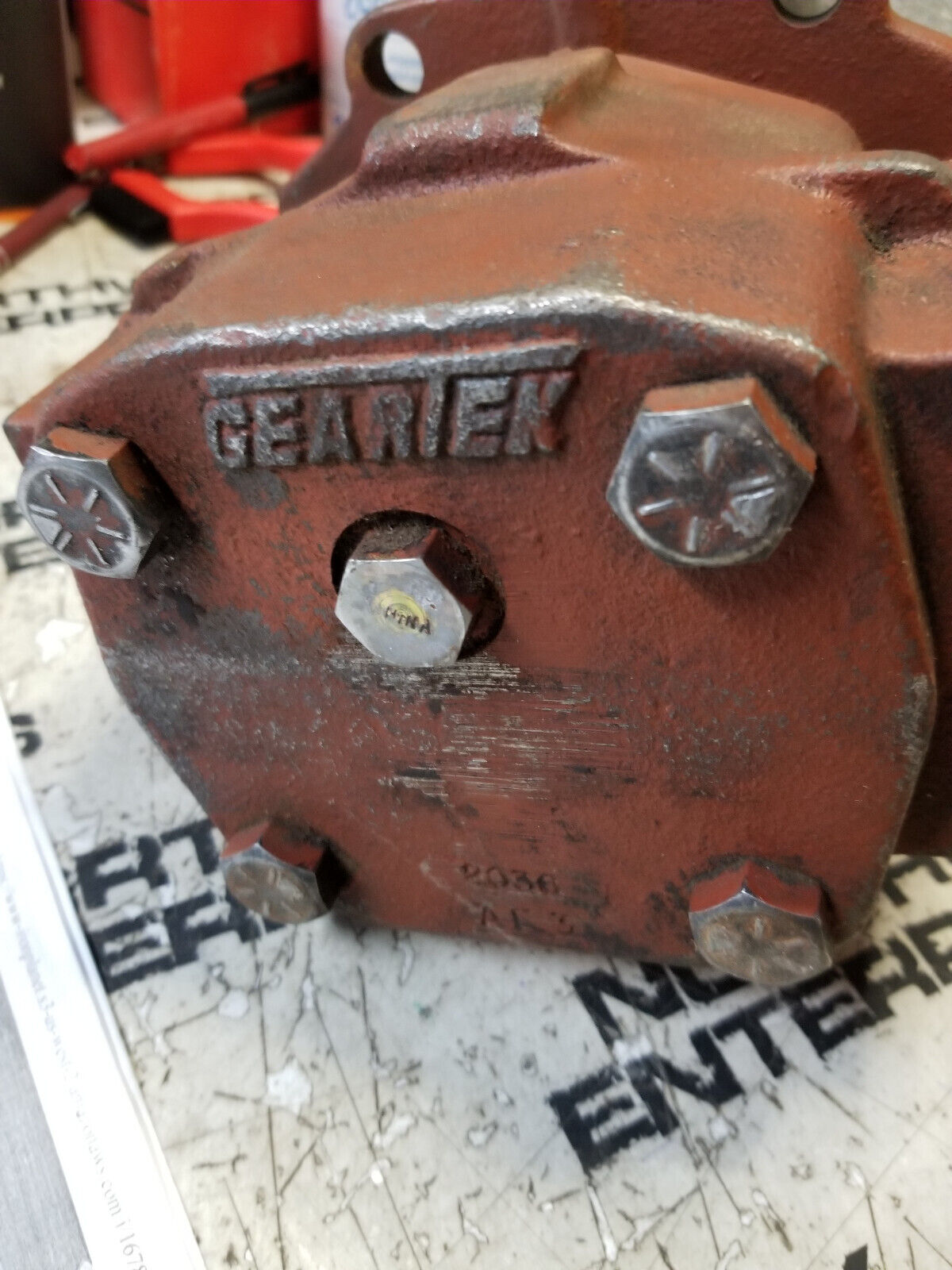 CX85L-2B5-03, 114424488, 721511, Geartek, Hydraulic Gear Pump 721506