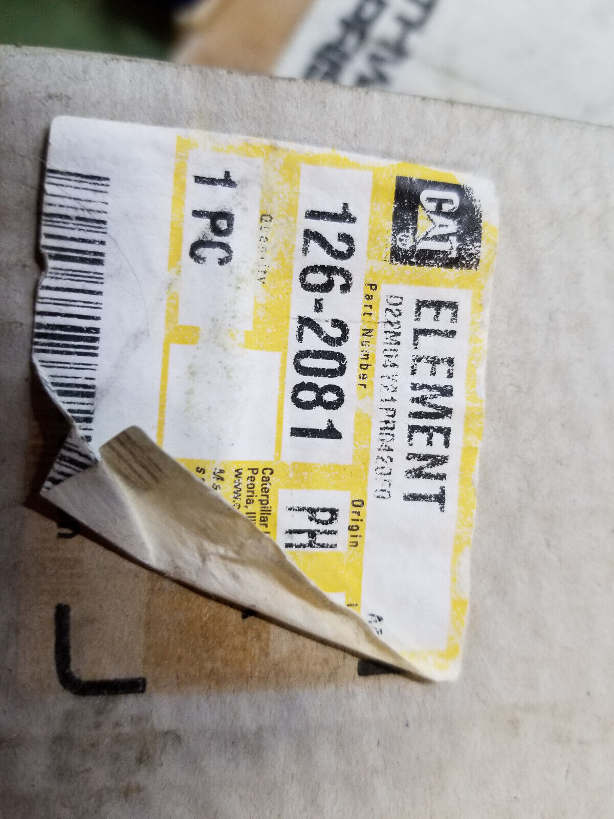 CAT 126-2081 FILTER ELEMENT 1262081