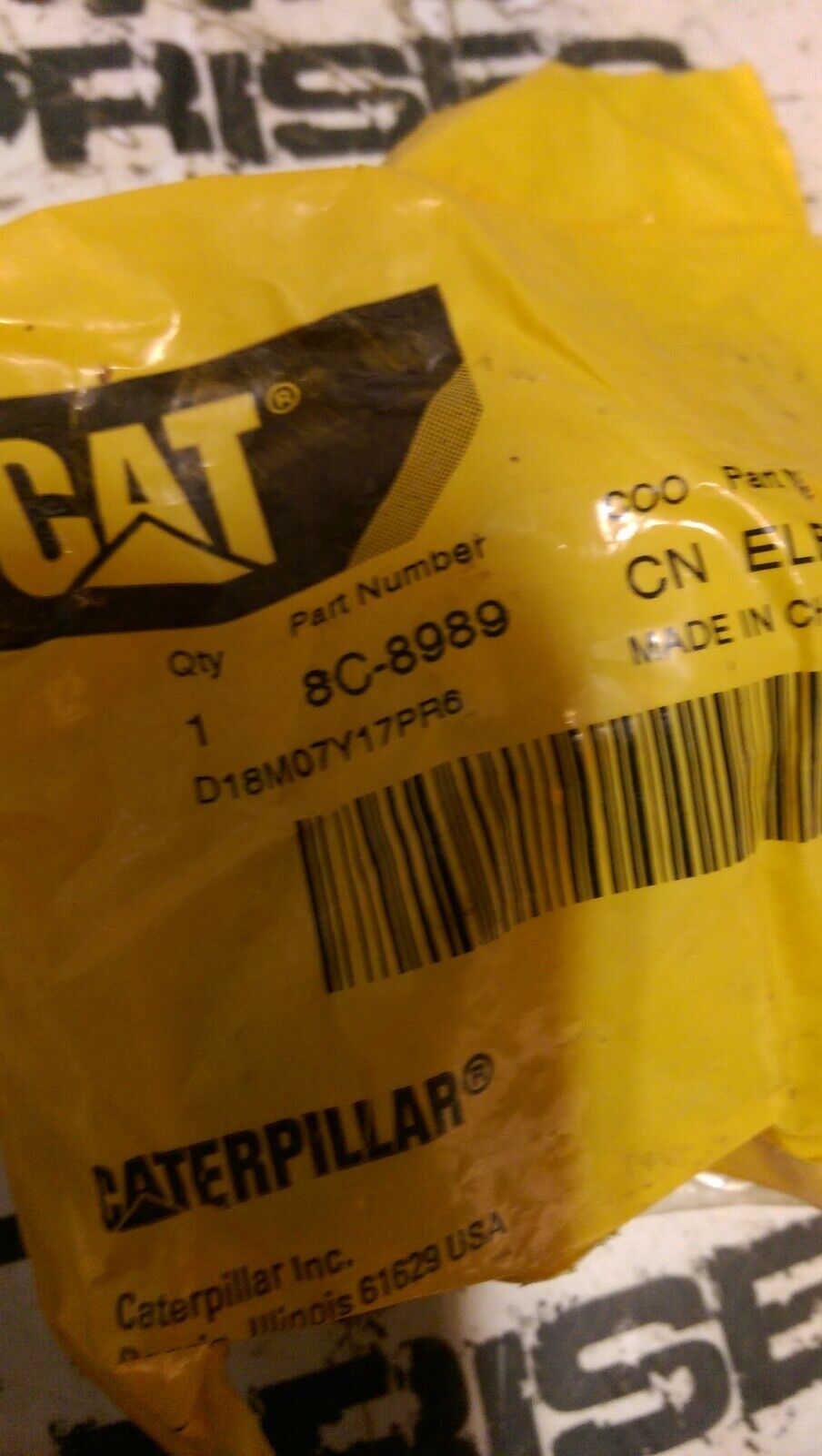 CATERPILLAR 8C-8989 FITTING ELBOW