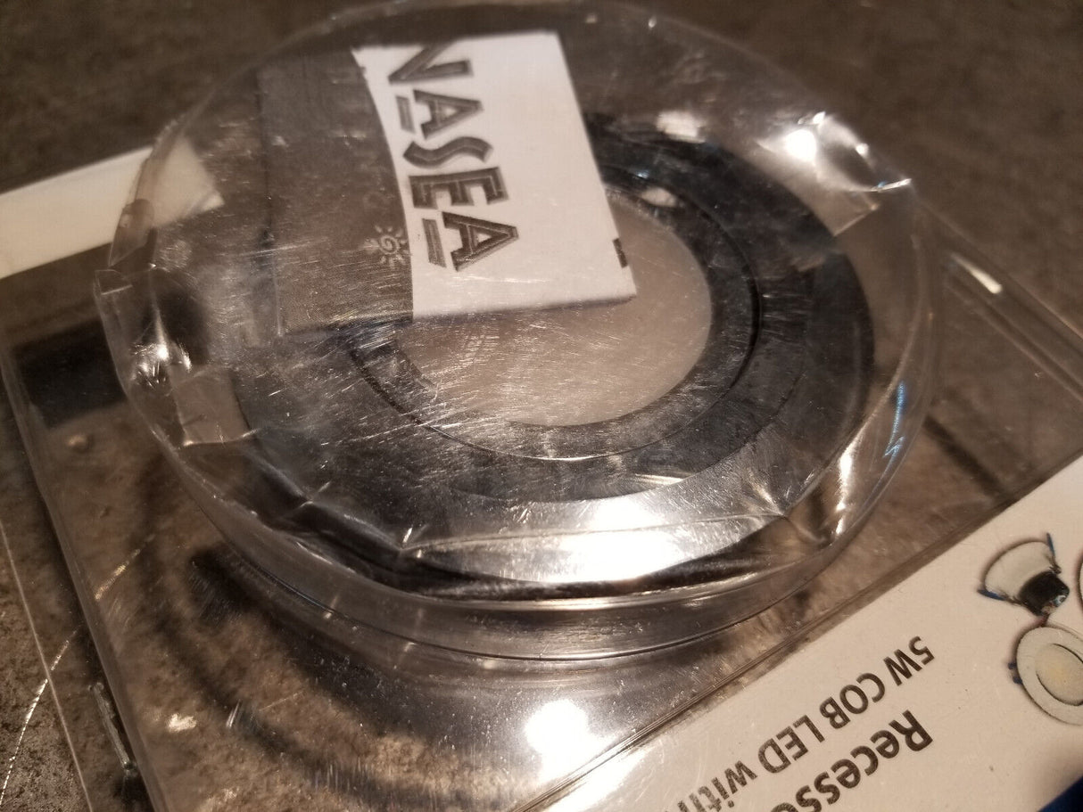 LLB-56WW-2A-SS 5W Recessed LED, polished trim by LunaSea